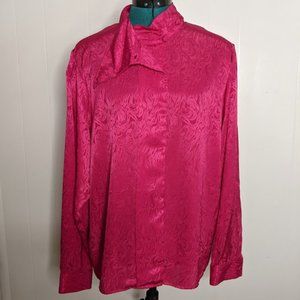 Summit Sportwear Vintage Long Sleeve  Blouse. Size 12.
